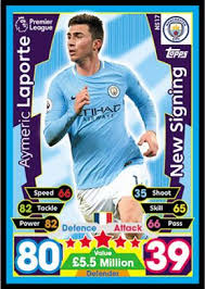 Le français aymeric laporte, formé à l'athletic bilbao, est proche de rejoindre manchester city contre le versement de sa clause libératoire de 65 m eur, ont laporte est proche de city. Ns17 Aymeric Laporte Match Attax Extra 17 18 New Signing Football Cards Direct