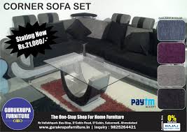Gurukrupa Furniture Ahmedabad One Of The Leading Supplier Of Furniture Showroom In Sabarmati Ahmedabad Inquiry 98252644 Corner Sofa Set Furniture Sofa Set