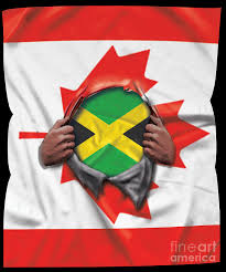 (needham, 9) jamaica's is one of only two current national flags that do not include the colours blue, white, or red (the other is mauritania's). Jamaica Flag Canadian Flag Ripped Digital Art By Jose O