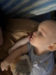 Haysley Strong 35m · Haysley's starting to eat more often and enjoying an  afternoon playing with her sissy at great granny's💕💕 Mosquitoes too bad  to play outside. Today was a good day.