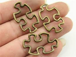 You can connect the puzzle pieces between you and a loved one or you can create a message! Newme 40pcs Puzzle Pieces Charms Pendant For Diy Jewelry Wholesale Crafting Bracelet And Necklace Making Antique Bronze Home Beading Jewelry Making Urbytus Com