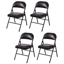 Free Shipping Buy Costway Sponge Padded Folding Chair Set Of 4 At Walmart Com Folding Chair Upholstered Chairs Padded Folding Chairs