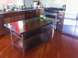 Stainless steel pull out baskets and top is made of wood, has wheels and brakes for easy movement. Pin By Francene Kilichowski On Ideas For The House Kitchen Island Legs Metal Stainless Steel Kitchen Table Kitchen Island Stainless Steel Top