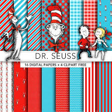 Seuss in 1957 in response to the concern that pallid primers with abnormally courteous, unnaturally clean boys and girls' were leading to growing i. Cat Hat Digital Paper Scrapbookscrapbooking Background Etsy Scrapbook Background Digital Paper Digital Paper Free