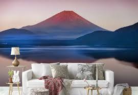 A Quiet Time In Mount Fuji Wall Paper Mural Buy At Abposters Com