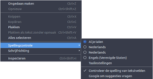How To Set Spell Check Languages Browser Without Displaying Menus In Those Languages Ask Ubuntu