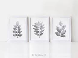 Black And White Bathroom Art Botanical Set Of 3 Prints Black And White Bathroom Print Set Etsy In 2020 Bathroom Art Printables Printable Art Prints Prints