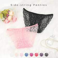 ショーツ レディース セクシー ヒップハング ローライズ 下着 紐 パンツ ランジェリー レース カラバリ豊富 シースルー コスプレ パンティ サイド  : l-w10015 : プラスナオYahoo!店 - 通販 - Yahoo!ショッピング