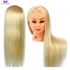 A mannequin head with hair will let you try out new looks without asking a real person to be your test subject. Blonde 30 Real Human Hair Mannequin Head Hairstyles Female Hairdressing Dummy Doll Manikin Heads Buy At A Low Prices On Joom E Commerce Platform