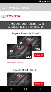Here are 10 benefits of having the toyota rewards visa: Toyota Card For Android Apk Download