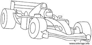 Dessin a colorier d une voiture de course de type formule 1. Coloriage Pilote Et Formule 1 Dessin Voiture De Course A Imprimer
