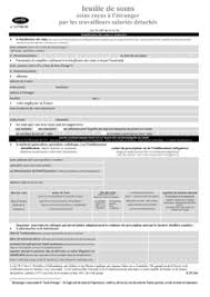 En cas de feuille de soins perdue ou non parvenue à l'organisme d'assurance maladie, vous pouvez demander au professionnel de santé un duplicata (double) de la feuille de soins. Cerfa 11790 Feuille De Soins Soins Recus A L Etranger Par Les Travailleurs Salaries Detaches Caisse Nationale Militaire De Securite Sociale