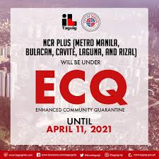 The ecq affected around 57 million people in luzon during its peak. I Love Taguig On Twitter Taguig City Will Be Under Enhanced Community Quarantine Ecq Until April 11 2021 Safecity Ilovetaguig