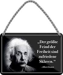 Zitate und sprüche über ziele. Blechschilder Lustiger Albert Einstein Spruch Zitat Der Hauptgrund Fur Stress Ist Der Tagliche Kontakt Mit Idioten Deko Hangeschild Schild Geschenk Zum Geburtstag Oder Weihnachten 18x12 Cm Amazon De Kuche Haushalt Wohnen