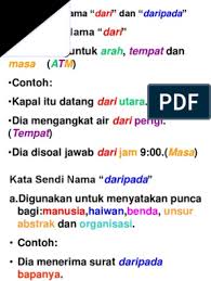 Keliru itu berlaku apabila anda membuat penulisan sama ada ingin meletakkan dari ataupun daripada. Kata Sendi