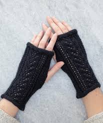 This is the perfect accessory and easy to make! Lace Back Fingerless Gloves Using Rowan Alpaca Soft Dk Churchmouse Yarns Teas