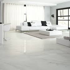 Calacatta White Marble Effect Porcelain Floor Tile 800x800 In 2020 Living Room Tiles Marble Flooring Design Marble Living Room Floor