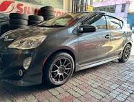 Custom Wheels (Pvt) Ltd | Toyota Aqua fitted with 16 ...