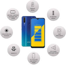 Offer Vivo Y15 Aqua Blue 4gb Ram 64gb Storage With No Cost Emi Additional Exchange Rs 12990 Latest Cell Phones 64gb Aqua Blue