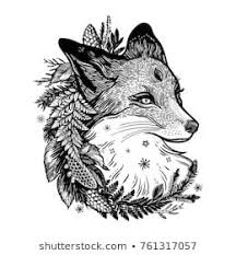 Black White Fox Tattoo Line Google Search Outdoor Tattoo Fox Tattoo Design Fox Tattoo