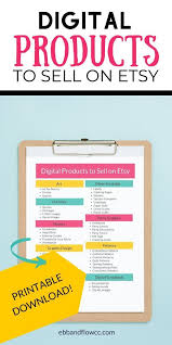 Ideas For Digital Products To Sell On Etsy In 2020 Things To Sell Sell On Etsy Digital