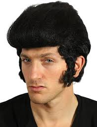 Amazon.com: My Costume Wigs Elvis Wig (Black) One Size fits all : Clothing,  Shoes & Jewelry
