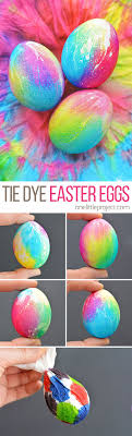 Tie them around the yarn, equally spaced, to keep it from getting all tangled while it's being dyed. Tie Dye Easter Eggs Simple Tie Dyed Easter Eggs Using Paper Towel