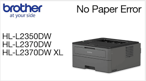 This is a comprehensive file containing available drivers and software for the brother machine. Clearing No Paper Error Hll2370dw Or Hll2350dw Youtube