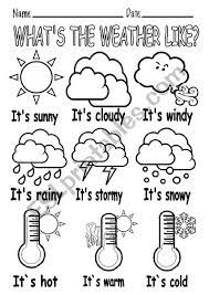 What S The Weather Like Worksheet Weather Worksheets Weather Activities Preschool Teaching Weather