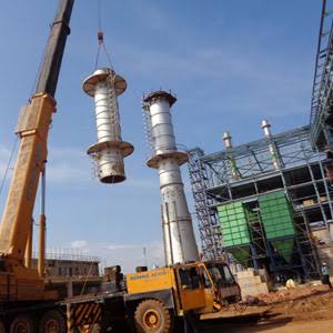 Erection of Industrial Chimney 1
