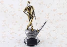 The open 149th royal st george's. British Open Championship Golf Ball Trophy With Metal Golf Figurines