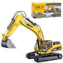 Amazon.com: Qcar Excavator Construction Vehicle Toys Heavy Duty ...