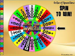 Order Of Operations Spin To Win Game Order Of Operations Teaching Algebra High School Math