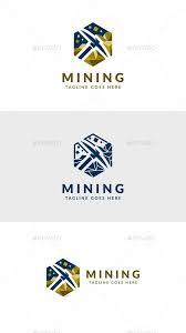 Crypto Mining Mining Logo Gold Mining Logo Design Template
