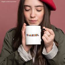 Daniel bögre, Románia, támogató, román zászló, Patriot, 330 ml, kerámia  fekete fogantyúval