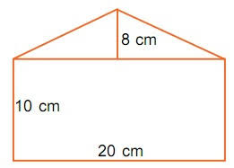 Dengan ukuran seperti pada gambar, volume bangun tersebut adalah a. Contoh Soal Menghitung Luas Adonan Berdiri Datar Dan Pembahasannya Matematika Dasar
