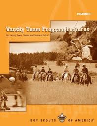 It wasn't there two days ago. Varsity Team Program Features Volume Ii Boy Scouts Of America
