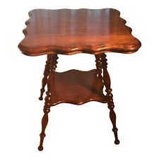 20th Century Victorian 2 Tier Mahogany Parlor Table Parlor Table Vintage Furniture Furniture