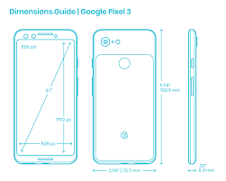 Google Pixel 3 Dimensions & Drawings ...