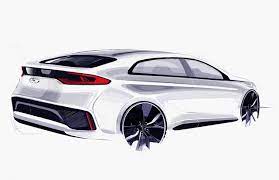 這個月就要發表 hyundai ioniq在韓國開始預購 car exterior car interior sketch hyundai