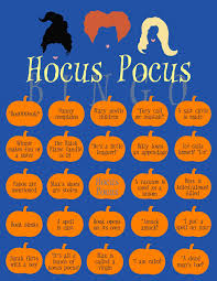 Trivia (89) · during a 20th anniversary screening of this film, doug jones revealed the moths that come out of his mouth at the end are real, not cgi. Hocus Pocus Bingo Game Etsy