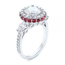 Check spelling or type a new query. Diamond And Ruby Halo Engagement Ring 105160 Seattle Bellevue Joseph Jewelry