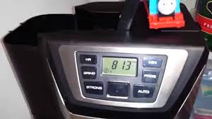 Black Decker Mill Brew Cm5000 Black And Decker Mill And Brew 12 Cup Review Youtube