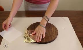 How to apply gold leaf to wood. How To Make A Gold Leaf Wall Clock Pneumatic Addict