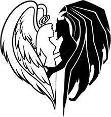 Tolle Vertuschung Fur Meine Fledermausflugel Good And Evil Tattoos Cool Drawings Evil Tattoo