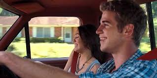It is loosely based on katie cappiello's 2013 slut: Miley Cyrus Liam Hemsworth Just Recreated The Car Singing Scene From The Last Song