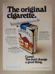 My review of these cigarettes, one of my favorite cigarettes of all time! 1974 Camel Unfiltered The Original Cigarette Vintage Print Ad Ebay