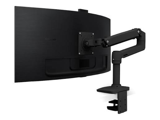 Ergotron LX Monitor Arm, Single Monitor Desk Mount, Matte Black