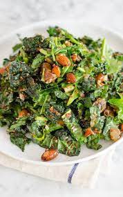 Recipe Kale Quinoa Salad With Dates Almonds Citrus Dressing Recipe Healthy Lunch Healthy Recipes Healthy Lunch Recipes