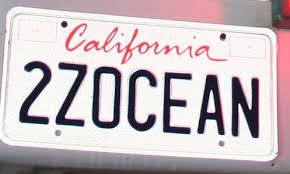 Funny License Plates Two Zee Ocean Funny License Plates Cool License Plates Personalized License Plates